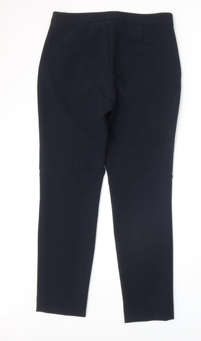 Womens UK Size XS Zara Regular Fit  Blue Trousers