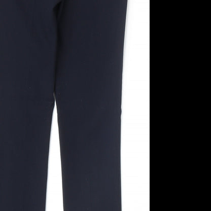 Womens UK Size XS Zara Regular Fit  Blue Trousers