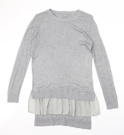 Womens UK Size 10 NEXT Grey Pullover Jumper