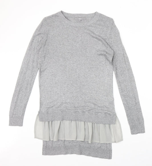 Womens UK Size 10 NEXT Grey Pullover Jumper