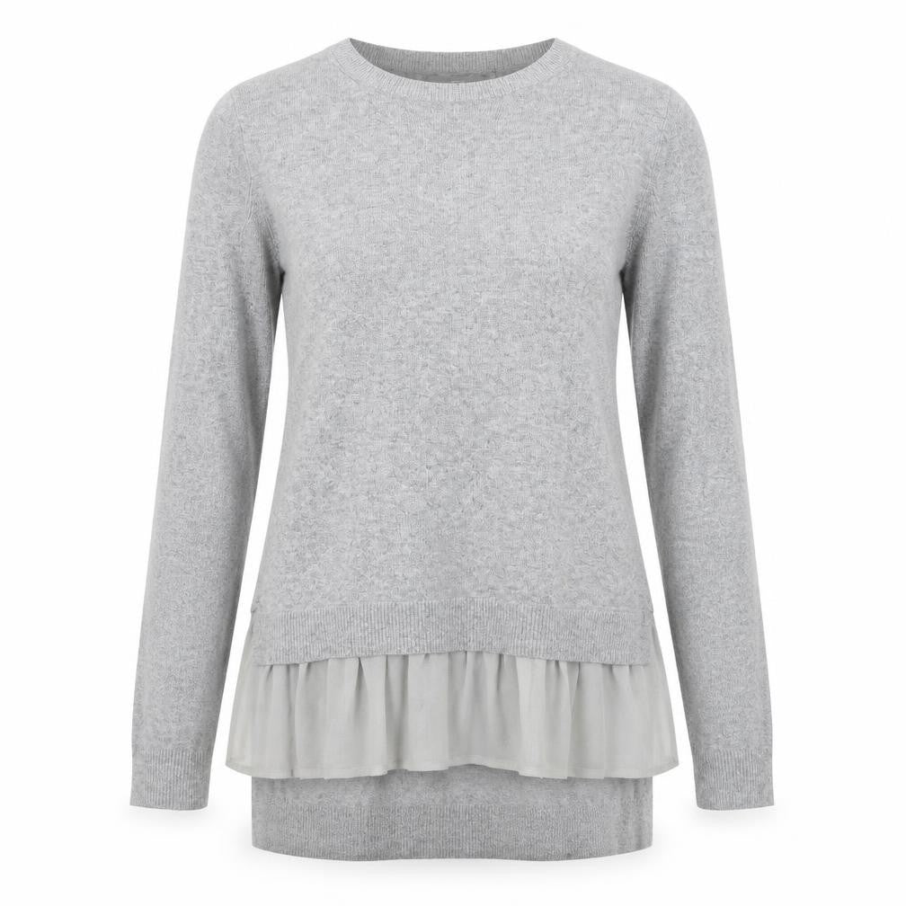 Womens UK Size 10 NEXT Grey Pullover Jumper