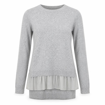 Womens UK Size 10 NEXT Grey Pullover Jumper