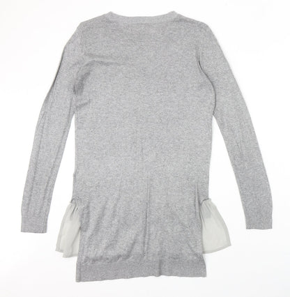 Womens UK Size 10 NEXT Grey Pullover Jumper