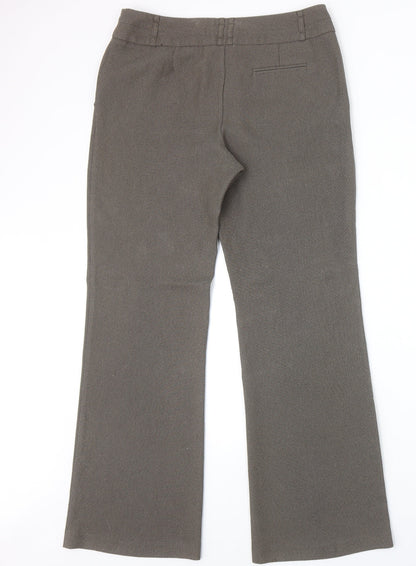 Womens UK Size 12 Atmosphere Regular Fit  Brown Trousers