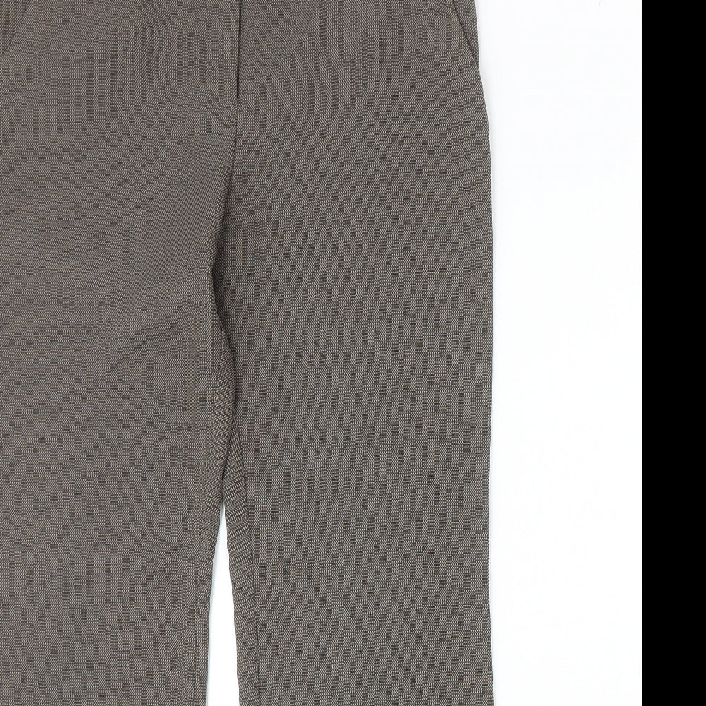 Womens UK Size 12 Atmosphere Regular Fit  Brown Trousers