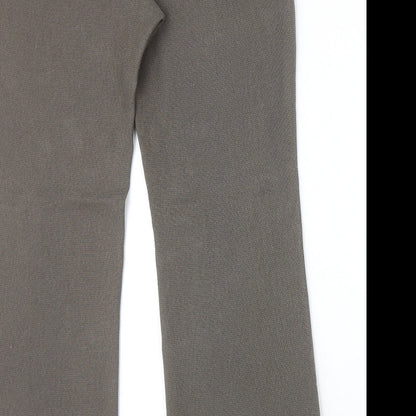 Womens UK Size 12 Atmosphere Regular Fit  Brown Trousers
