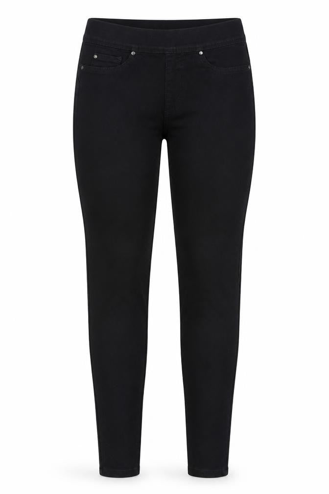Womens UK Size 12 Denim & Co. Regular Fit Jegging Black Trousers