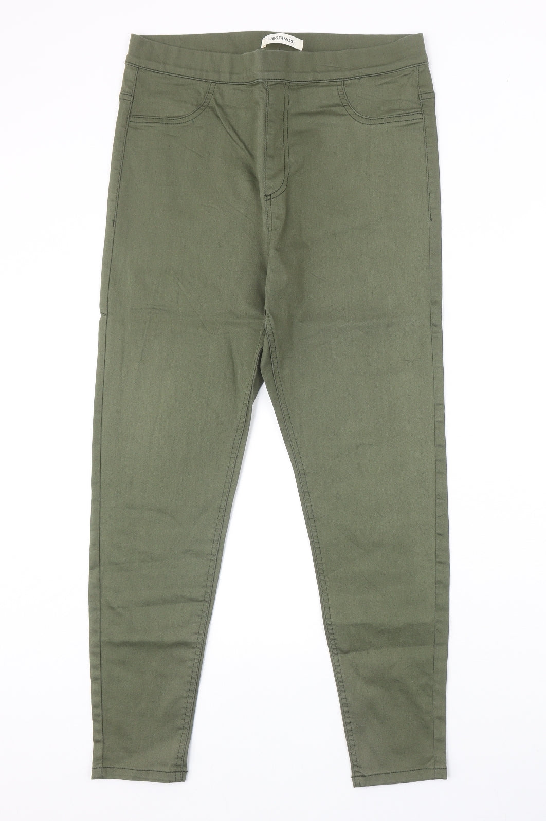 Womens UK Size 30 in Preworn Regular Fit Jegging Green Jeans