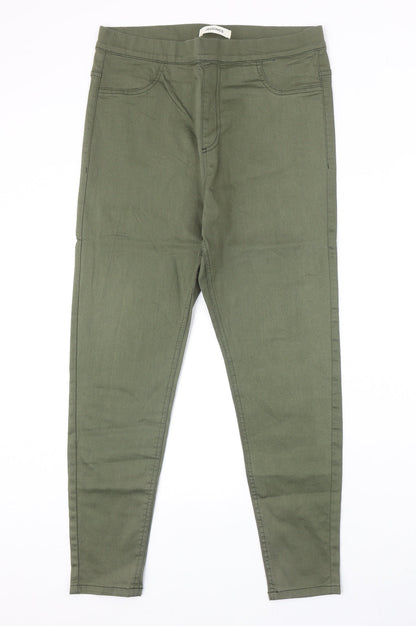 Womens UK Size 30 in Preworn Regular Fit Jegging Green Jeans