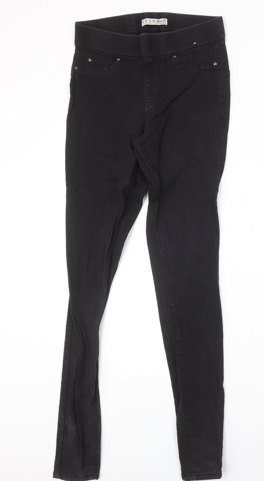 Denim & Co. Womens Black Cotton Jegging Jeans Size 8 Regular