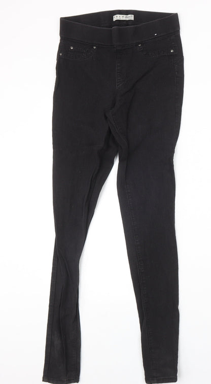 Denim & Co. Womens Black Cotton Jegging Jeans Size 8 Regular