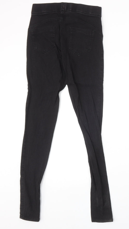 Denim & Co. Womens Black Cotton Jegging Jeans Size 8 Regular
