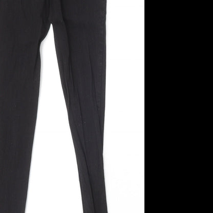 Denim & Co. Womens Black Cotton Jegging Jeans Size 8 Regular