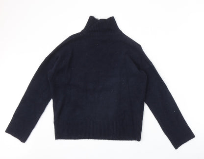 Womens UK Size S Marks and Spencer Blue Pullover Jumper