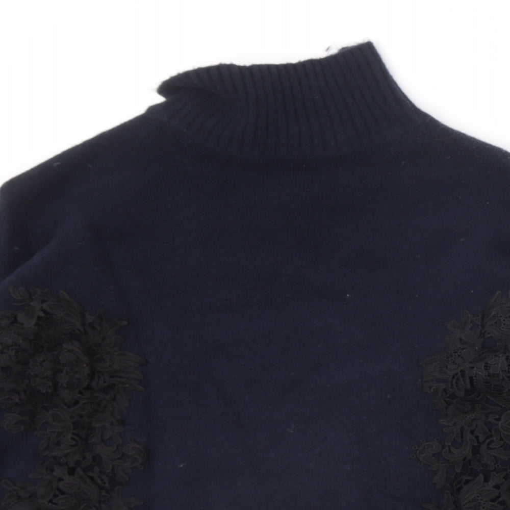 Womens UK Size S Marks and Spencer Blue Pullover Jumper
