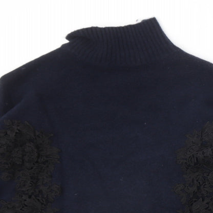 Womens UK Size S Marks and Spencer Blue Pullover Jumper