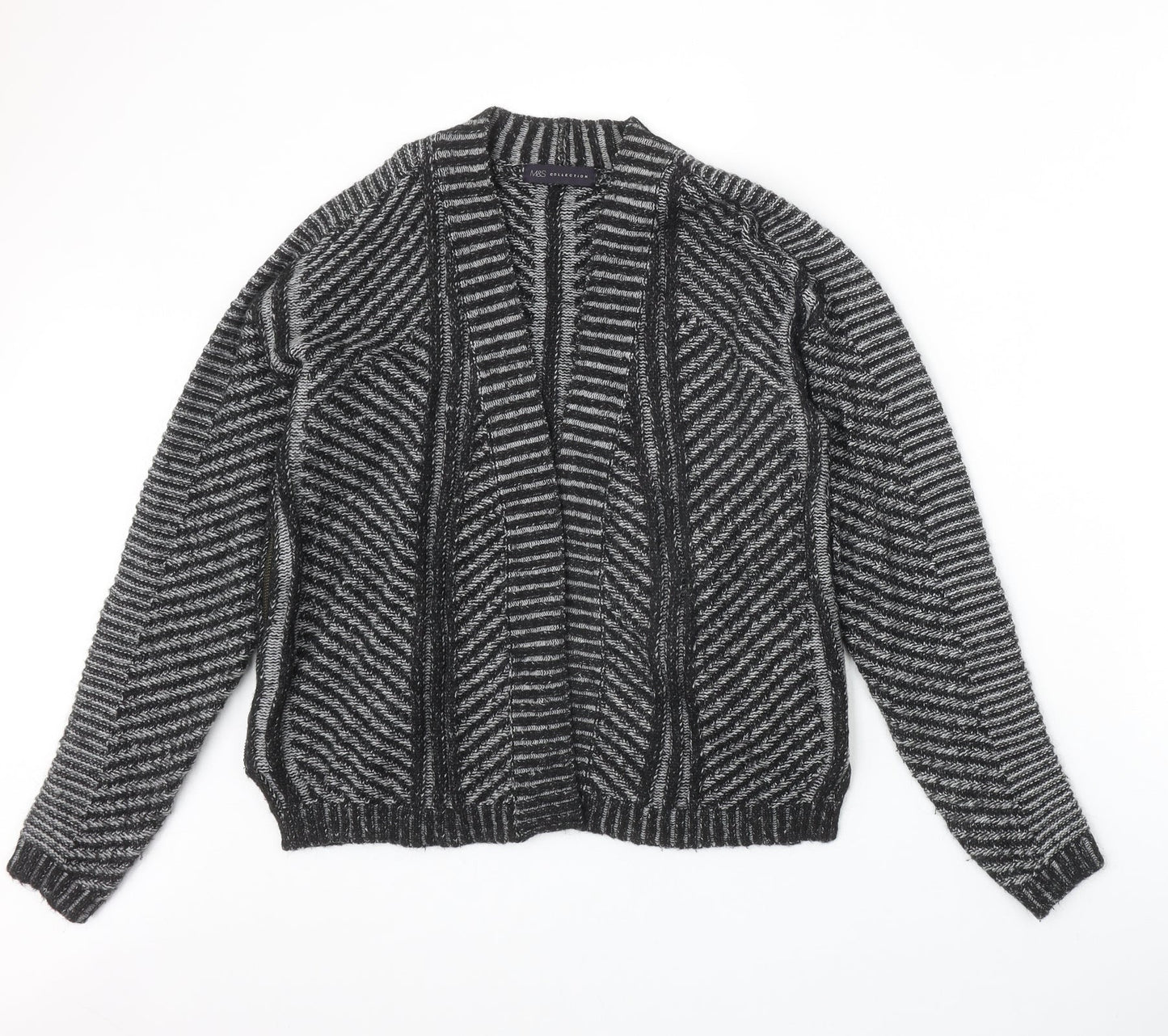 Womens UK Size 14 Marks and Spencer Black Cardigan Jumper