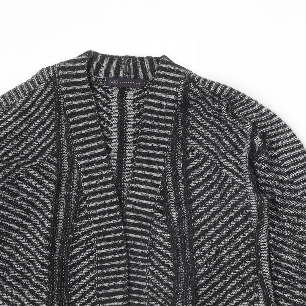Womens UK Size 14 Marks and Spencer Black Cardigan Jumper