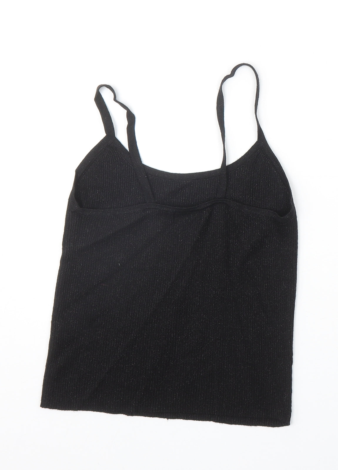 Mixin Womens Black Viscose Camisole Tank Size S Scoop Neck - Size S-M