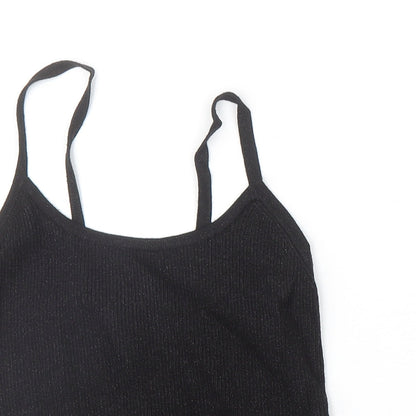 Mixin Womens Black Viscose Camisole Tank Size S Scoop Neck - Size S-M