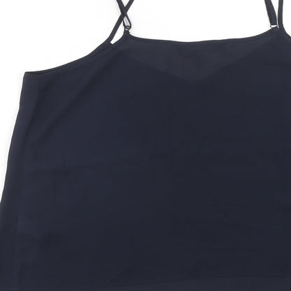 Womens UK Size 14 Dorothy Perkins Blue Camisole Tank