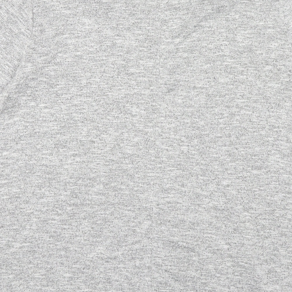 Womens UK Size 6 New Look Grey Tunic T-Shirt