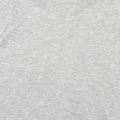 Womens UK Size 6 New Look Grey Tunic T-Shirt