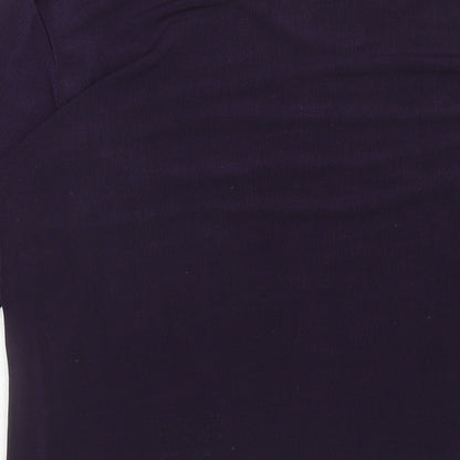 Womens UK Size M Bonmarché Purple Basic Blouse