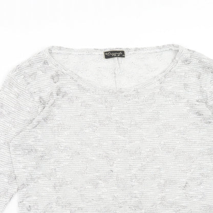 Womens UK Size 14 Original Grey Pullover Jumper