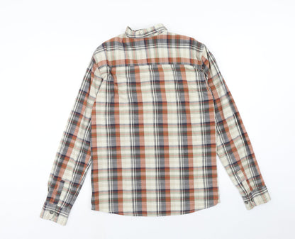 Mens UK Size S J.Hampton Multicoloured  Button-Up Long Sleeve Casual Shirt
