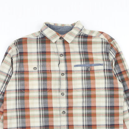 Mens UK Size S J.Hampton Multicoloured  Button-Up Long Sleeve Casual Shirt