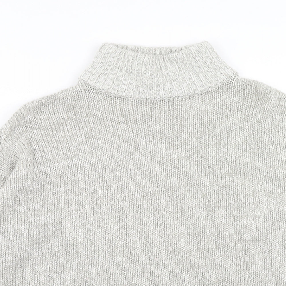 Womens UK Size S New Look Grey Pullover Jumper