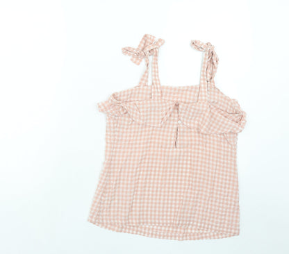 Womens UK Size 6 NEXT Pink Basic Tank