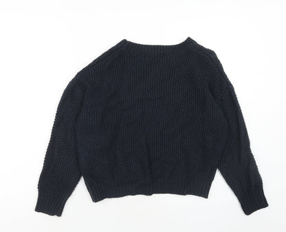 Womens UK Size 10 Louche Blue Pullover Jumper