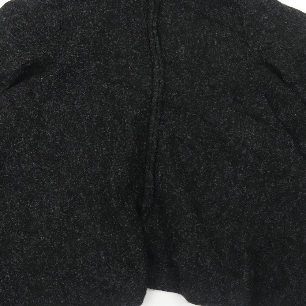 Womens UK Size S Cream Grey Cardigan Jumper