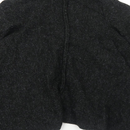 Womens UK Size S Cream Grey Cardigan Jumper