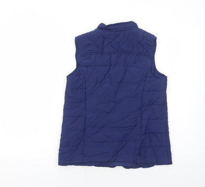 Womens UK Size 10 Bonmarché Blue Gilet