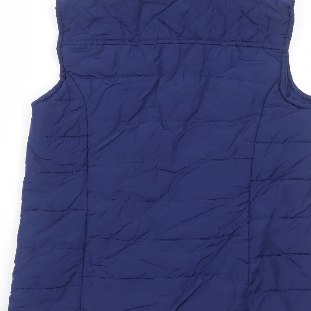 Womens UK Size 10 Bonmarché Blue Gilet