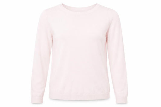 525 america Womens Pink Round Neck Nylon Pullover Jumper Size S