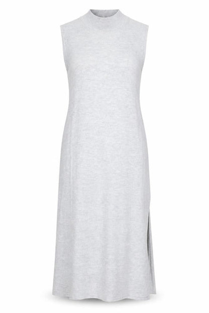 Peacocks Womens Grey Nylon A-Line Size 8 Round Neck Pullover