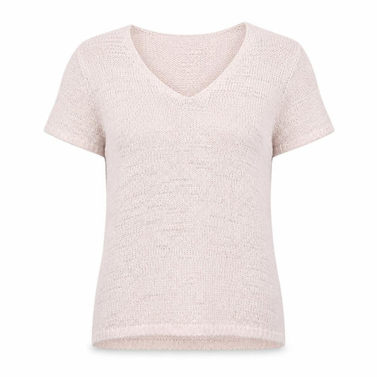 Womens UK Size L Per Una Pink Basic T-Shirt