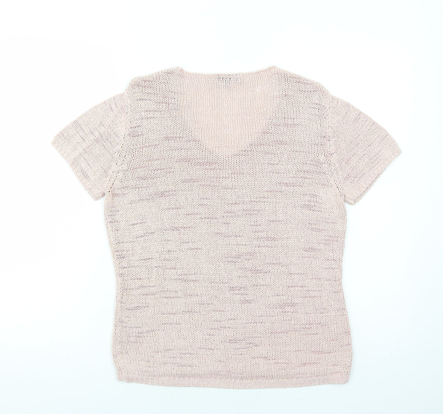 Womens UK Size L Per Una Pink Basic T-Shirt