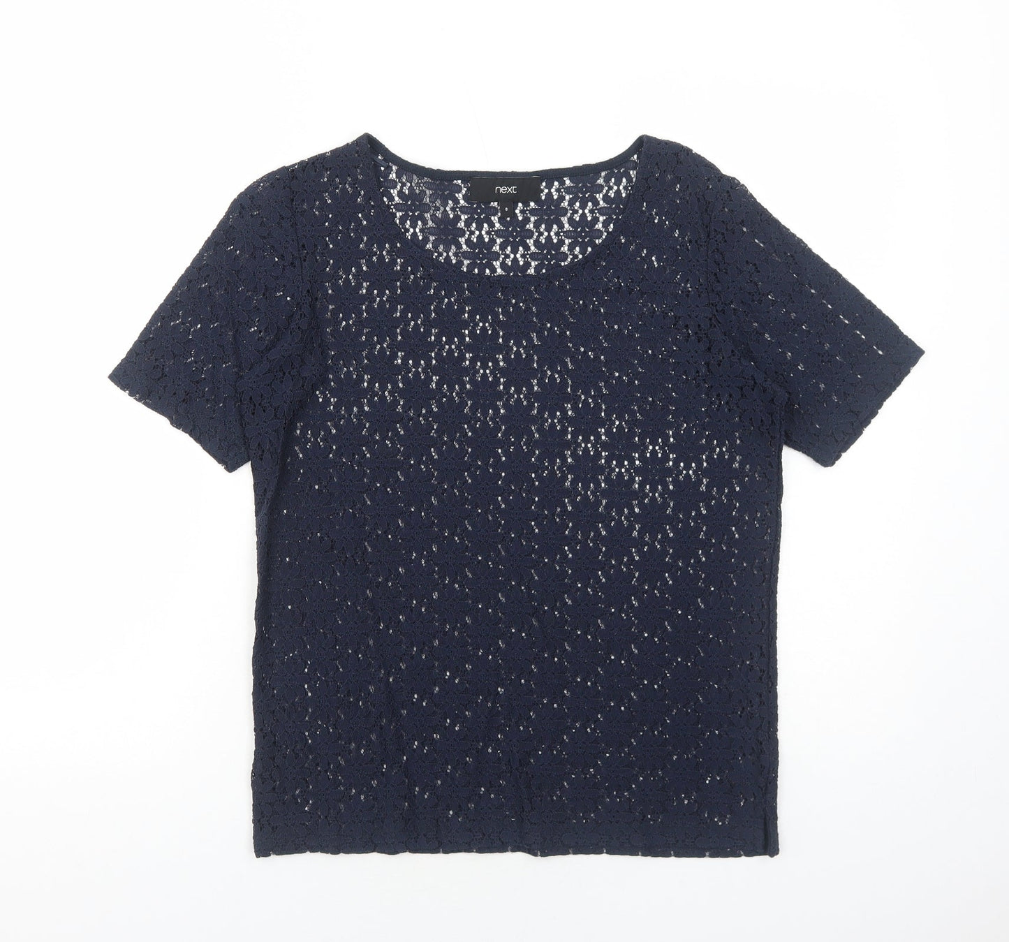 Womens UK Size 8 NEXT Blue Basic T-Shirt
