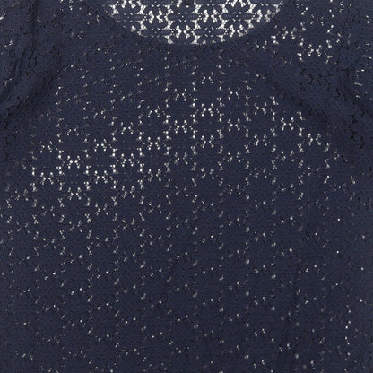 Womens UK Size 8 NEXT Blue Basic T-Shirt