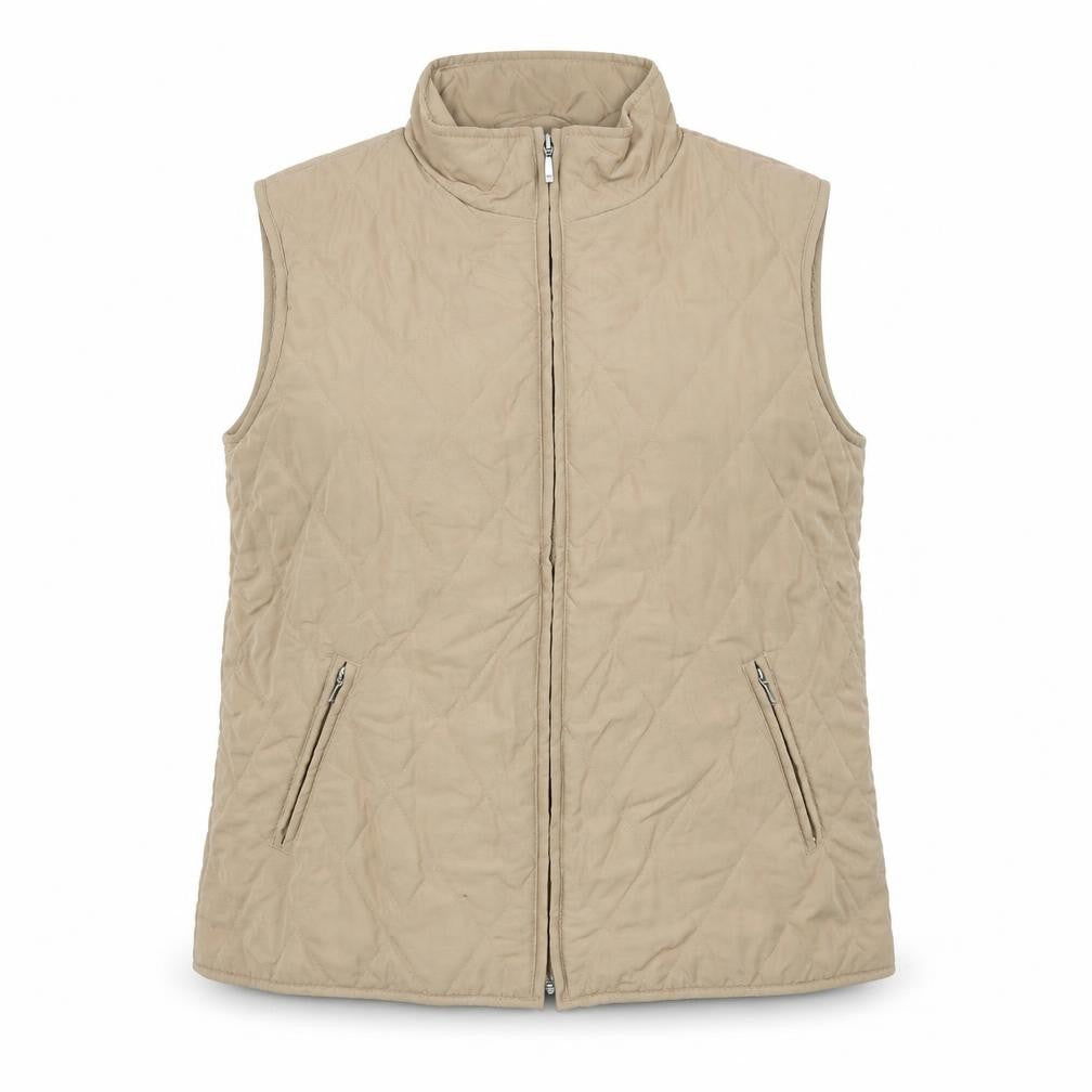 Womens UK Size M EWM Beige Gilet