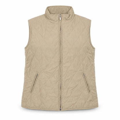 Womens UK Size M EWM Beige Gilet