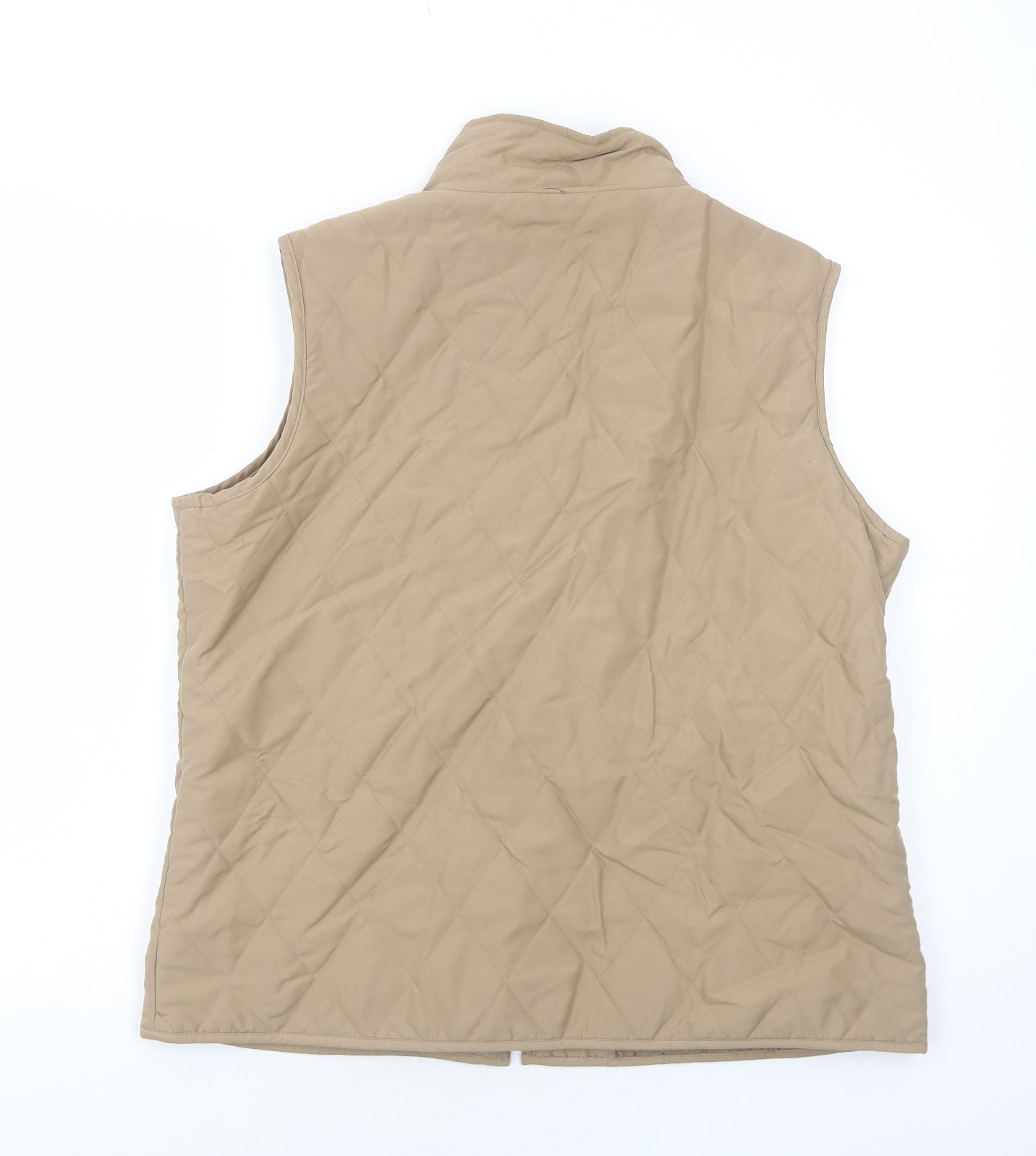 Womens UK Size M EWM Beige Gilet