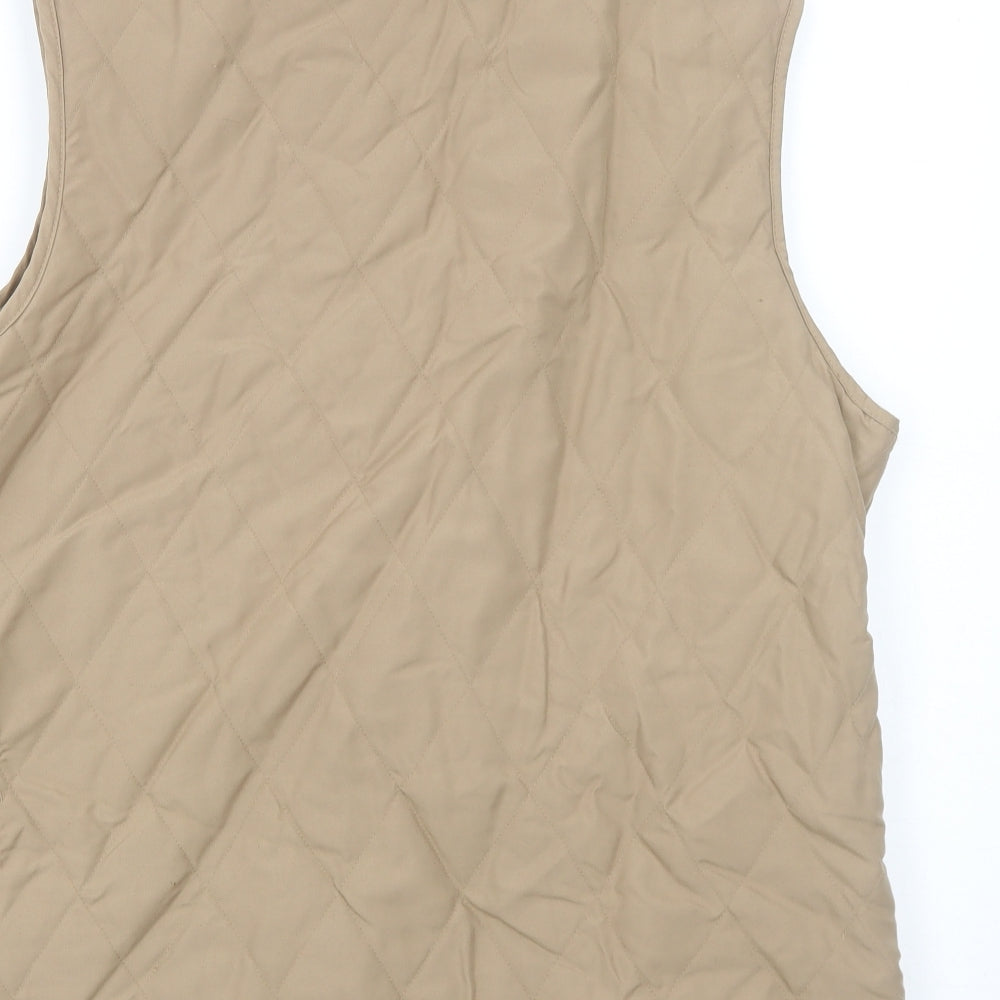 Womens UK Size M EWM Beige Gilet