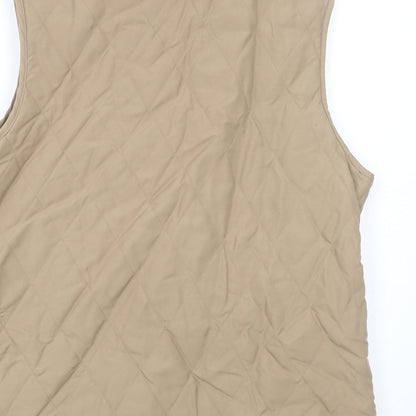 Womens UK Size M EWM Beige Gilet