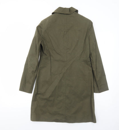 Womens UK Size 6 ASOS Green Rain Coat